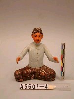 藏品(木刻樂師像)的圖片